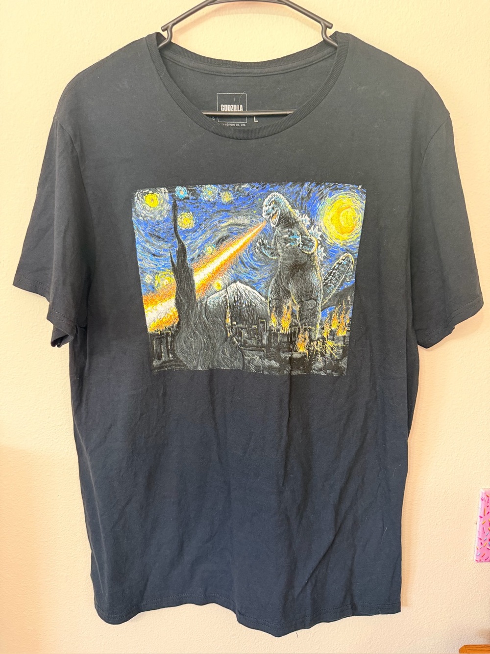 Godzilla men’s t-shirt size Large